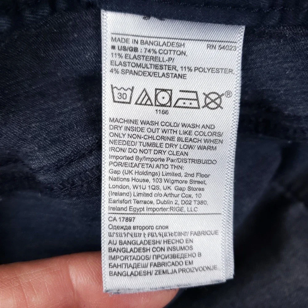 Banana Republic Slim Fit Pants Mens 32x32 Blue Flyweight Stretch Chino Casual